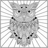 Coloring Owl Pages Mandala Music Adult Color Indie Printable Hard Print Owls Adults Blank Getcolorings Book Getdrawings Night Sheet Colorings sketch template