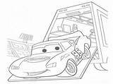 Coloring Lightning Mcqueen Pages Comments sketch template