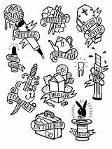 Flash Outline Outlines Beginners Sailor Cool Sketches Tatto Tatuaggistyle Tattoodaze Karice sketch template