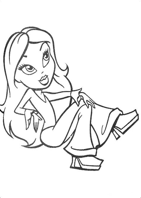 bratz coloring pages  printable coloring pages cool coloring pages