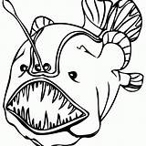 Coloring Tropical Pages Popular Fish sketch template