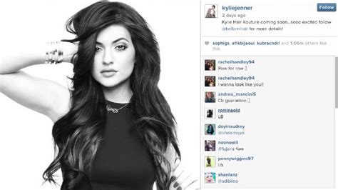kylie jenner launching her own hair extension line