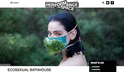 environmentalists embrace x rated activism ecosexual bathhouse at