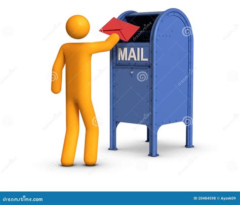 sending letter stock illustration illustration  mail