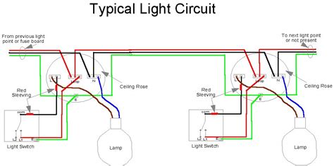 electrical wiring diagram  multiple lights wiring diagram  house lighting circuit http