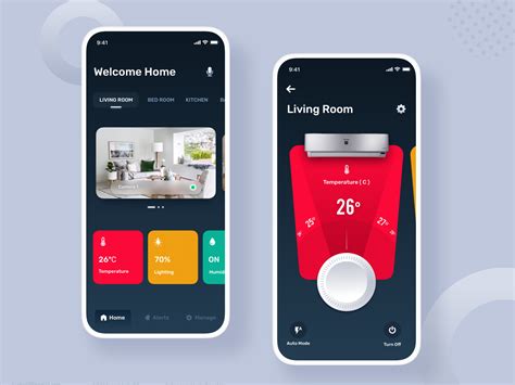 smart home app  satwik pachineela  dribbble