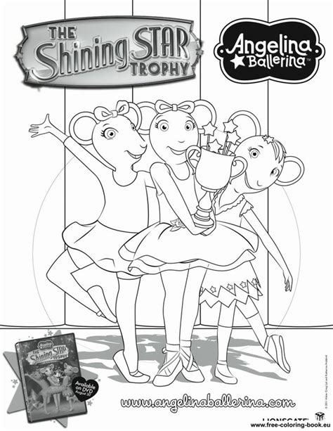 coloring pages angelina ballerina printable coloring pages