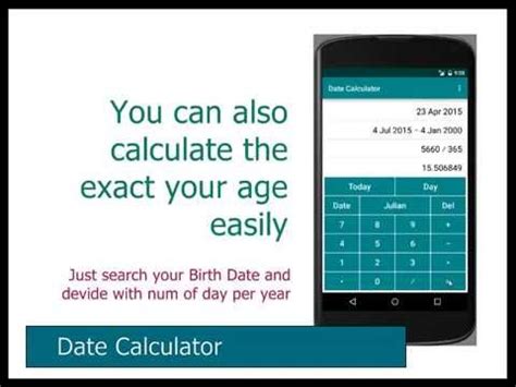 date calculator   calculate based  date data youtube
