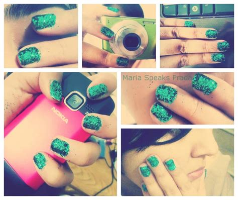 twinkle sprinkle nails  emerald sprinkle nails nail trends nails