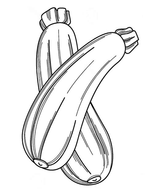 zucchini coloring pages coloring cool