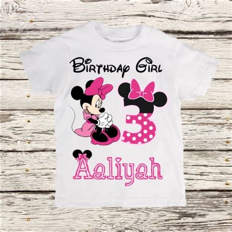 Tops Minnie Mouse Birthday Shirt Poshmark