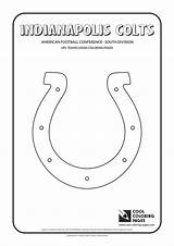 Coloring Pages Colts Indianapolis Nfl Logos Football Teams American Cool sketch template