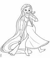 Rapunzel Coloring Pages Disney Sweeping Tangled Da Disegni Colorare Supercoloring Printable Drawing Print Paper Drawings Crafts Mickey Mouse Princess Di sketch template