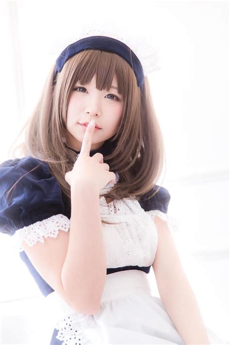 kawaii maid girl maid cosplay cute beauty beauty girl