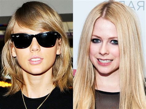 avril lavigne hits out over taylor swift fan photo look