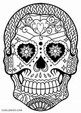 Coloring Pages Skulls Fire Getdrawings sketch template