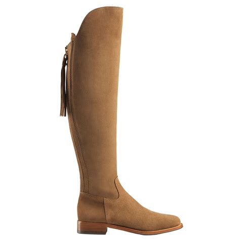fairfax favor ladies flat amira suede boot houghton country