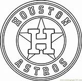 Astros Logos Sheets Sports Rockets Coloringpages101 sketch template