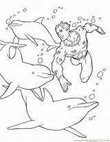 Coloring Pages Dolphin Printable Popular sketch template