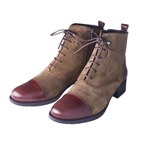 olive green leather lace up ankle boots ladies country