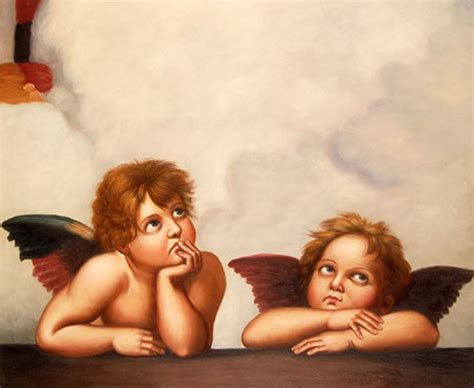 quadro angeli  raffaello falso dautore xcm religiosi  mitologici