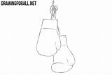 Gloves Boxing sketch template