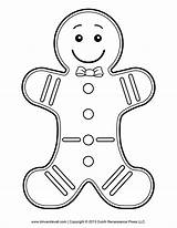 Gingerbread Man Template Coloring Clipart Kids Clipartbest Jpeg sketch template