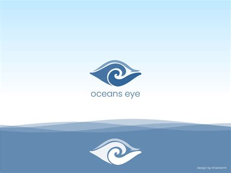 oceans eye logo design  shaktisinh rathod  dribbble