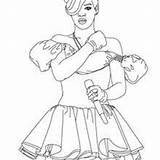 Rihanna Coloring Pages Cute Singing Hellokids Singer Beautiful sketch template