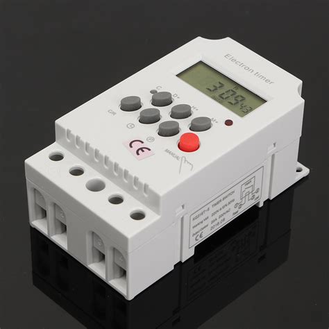 digital electronic timer switch ac   din rail programmable alexnldcom