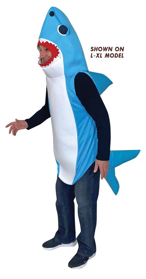 ultimate blue shark costume baby shark rasta imposta