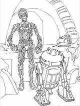 Wars Droid sketch template