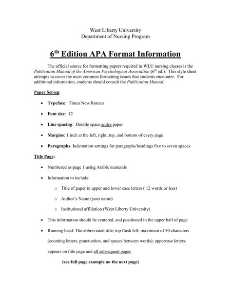 edition format   edition   publication manual