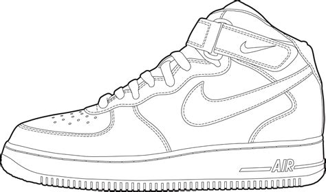 air jordan coloring pages shoes  drawn sneakers coloring page pencil
