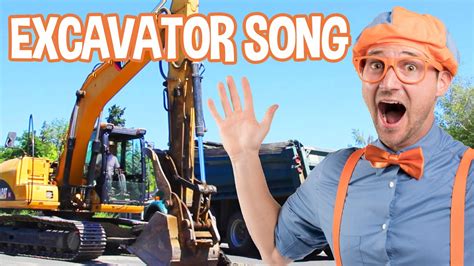im  excavator excavator song  toddlers educational songs
