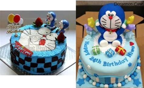 Gambar Kue Keren Ulang Tahun Tema Doraemon Kumpulan