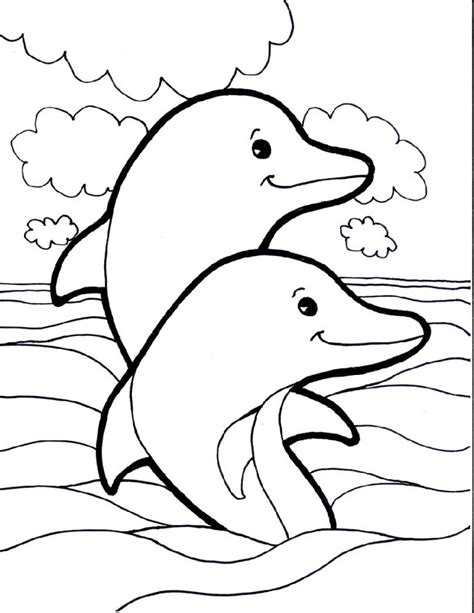 dolphin coloring pages  kids  worksheets