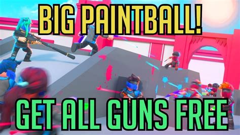 roblox hackscript big paintball   guns youtube