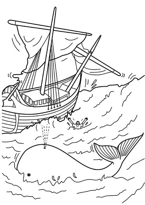 jonah   whale coloring pages     bible