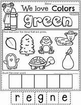 Worksheets Color Preschool Colors Green Kindergarten Planningplaytime Activities Worksheet Teaching Learning Playtime Planning Centers Read Visit Theme sketch template