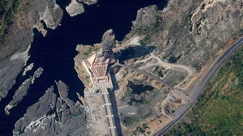 indias statue  unity visible  outer space    google earth tech news firstpost
