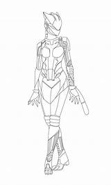 Fortnite Coloring Lynx Pages Skin sketch template