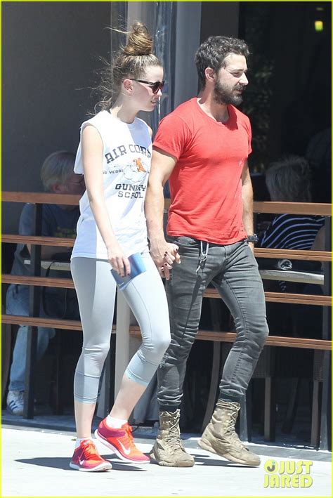 Shia Labeouf And Girlfriend Mia Goth Hold Hands After Lunch Date Photo
