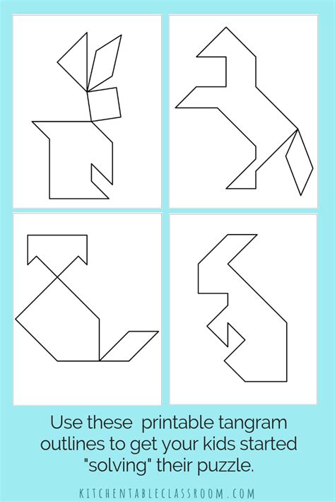 printable tangram puzzles printable crossword puzzles