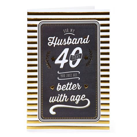 40th birthday cards personalised funny 40th birthday cards for him