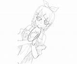 Miku Coloring Hatsune Project Rin Kagamine Profil Pages Another sketch template