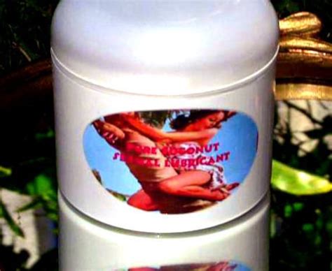 edible love lube coconut oil sexual lubricant by gyspytreasurebox