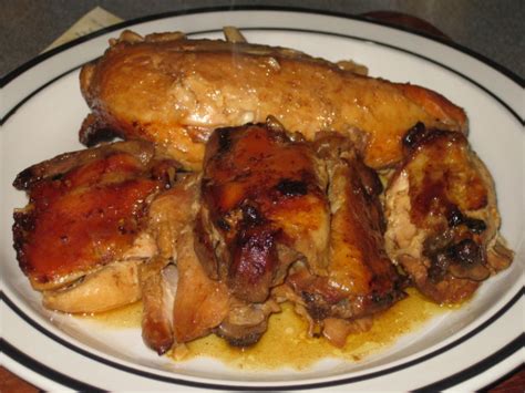 crock pot oriental chicken thighs recipe foodcom