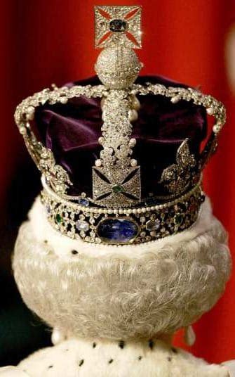 imperial state crown  queen elizabeth ii wears   state opening  parliament  set