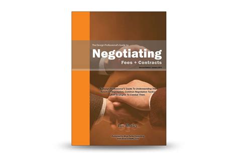 design professionals guide  negotiating fees contracts blue